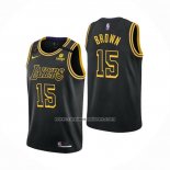 Camiseta Los Angeles Lakers Jabari Brown Mamba 2021-22 Negro