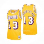 Camiseta Los Angeles Lakers Wilt Chamberlain Mitchell & Ness 1971-72 Amarillo