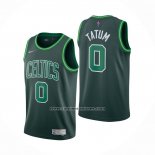 Camiseta Boston Celtics Jayson Tatum Earned 2020-21 Verde