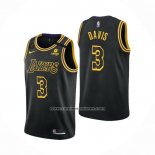 Camiseta Los Angeles Lakers Anthony Davis Mamba 2021-22 Negro
