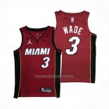 Camiseta Miami Heat Dwyane Wade Statement 2020-21 Rojo
