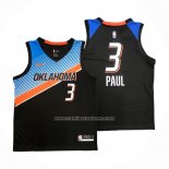 Camiseta Oklahoma City Thunder Chris Paul Ciudad 2020-21 Negro