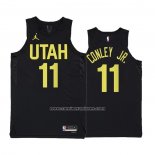 Camiseta Utah Jazz Mike Conley Jr. NO 11 Statement 2022-23 Negro