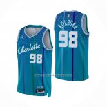 Camiseta Charlotte Hornets Arnoldas Kulboka Ciudad 2021-22 Azul