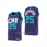 Camiseta Charlotte Hornets P.J. Washington NO 25 Statement 2020-21 Violeta