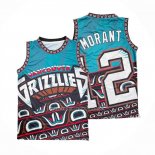 Camiseta Memphis Grizzlies Ja Morant Mitchell & Ness Big Face Verde2
