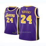 Camiseta Nino Los Angeles Lakers Kobe Bryant NO 24 Statement 2018 Violeta