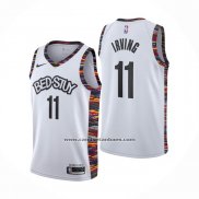 Camiseta Brooklyn Nets Kyrie Irving NO 11 Ciudad 2019-20 Blanco