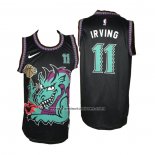 Camiseta Brooklyn Nets Kyrie Irving Swamp Dragon Negro