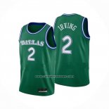 Camiseta Dallas Mavericks Kyrie Irving NO 2 Hardwood Classics 2022-23 Verde
