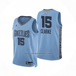 Camiseta Memphis Grizzlies Brandon Clarke Statement 2022-23 Azul
