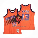 Camiseta Phoenix Suns Steve Nash Mitchell & Ness 1996-97 Naranja