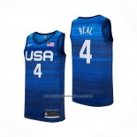 Camiseta USA 2021 Bradley Beal Azul