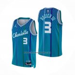 Camiseta Charlotte Hornets Terry Rozier III Ciudad 2021-22 Azul