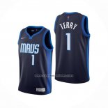 Camiseta Dallas Mavericks Tyrell Terry Earned 2020-21 Azul