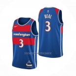 Camiseta Washington Wizards Bradley Beal Ciudad 2021-22 Azul