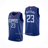 Camiseta Los Angeles Clippers Lou Williams NO 23 Icon 2020-21 Azul